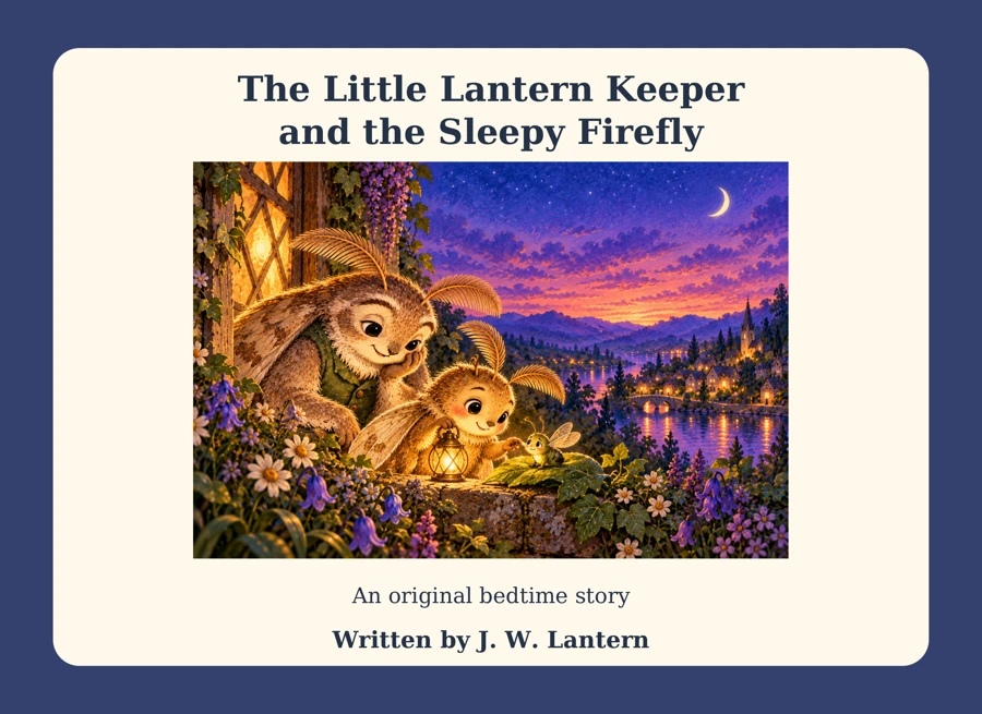 The Little Lantern Keeper and the Sleepy Firefly cover